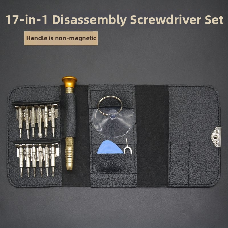 Apple ierīču demontāžas skrūvgriežu komplekts – mobilo tālrunu un datora remontam, oglekļa tērauds, iekšējie sešstūri (Hex/Allen), iekļauts bitu komplekts