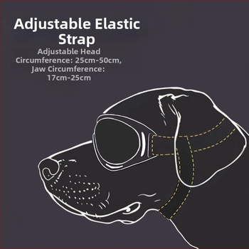 Γυαλιά προστασίας ματιών για κατοικίδια: ανεμοπροστατευτικά γυαλιά με PC φακό, TPU πλαίσιο, παγκόσμια εφαρμογή, στυλ casual — AL891933964780