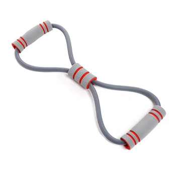 Puller pentru antrenament acasă — dispozitiv tracțiune cu 8 caractere, material TPR, unisex, potrivit pentru yoga și întinderea umerilor, spatelui și gâtului