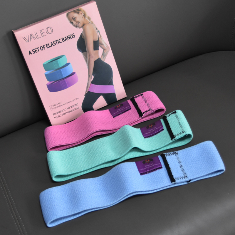 Valeo bandă de întindere și funie de yoga – dispozitiv de antrenament portabil și versatil cu activare precisă a fesierilor; material poliester-bumbac; ideal pentru antrenamente acasă, yoga și pilates