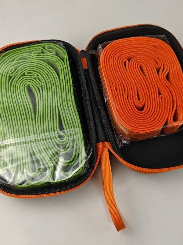 Bandă elastică compusă pentru antrenamente multifuncționale – yoga și fitness, 300D poliester mătase