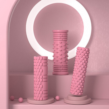 Coloană de yoga din spumă solidă, două în unu, pentru masaj muscular și relaxare, XINJIFU