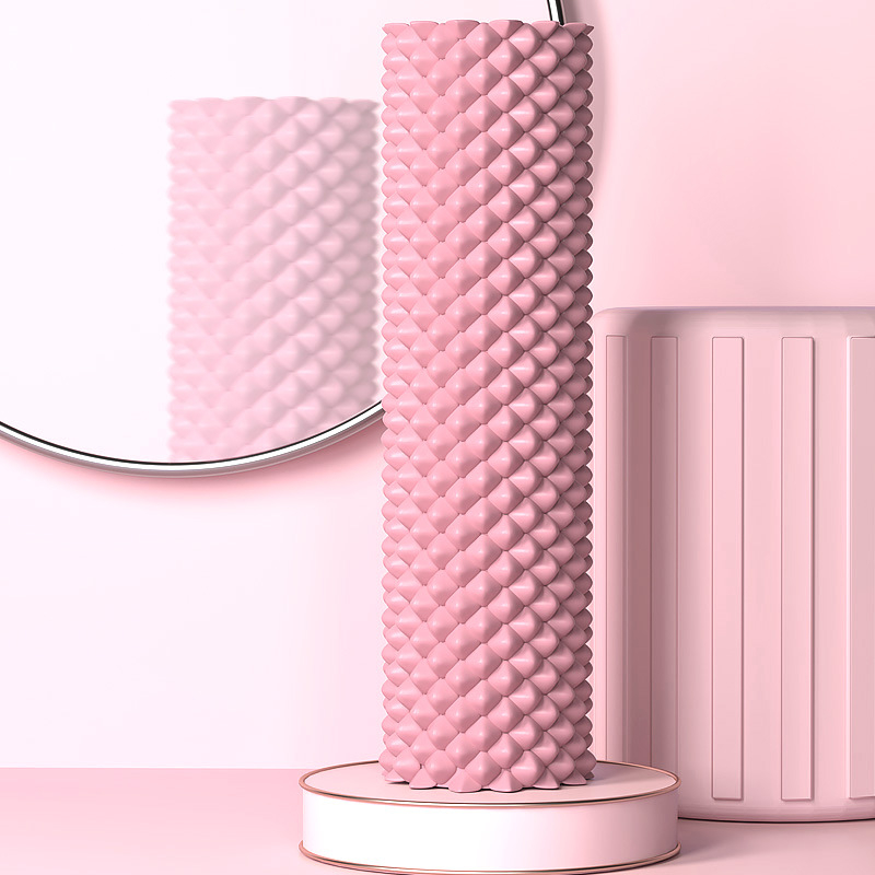 Coloană de yoga din spumă solidă, două în unu, pentru masaj muscular și relaxare, XINJIFU