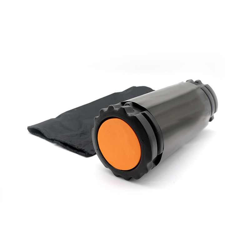 Coloană de yoga cu ax din spumă pentru masaj – 2-in-1 relaxare musculară pentru fitness și echilibru