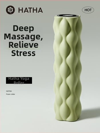 Putų volelis jogos ir masažui — Hatha, Medžiaga: PP+PU, Fascijos relaksacija