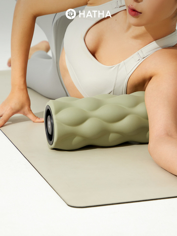 Rolă de spumă pentru yoga și masaj — Hatha, Material: PP+PU, Relaxare a fasciei