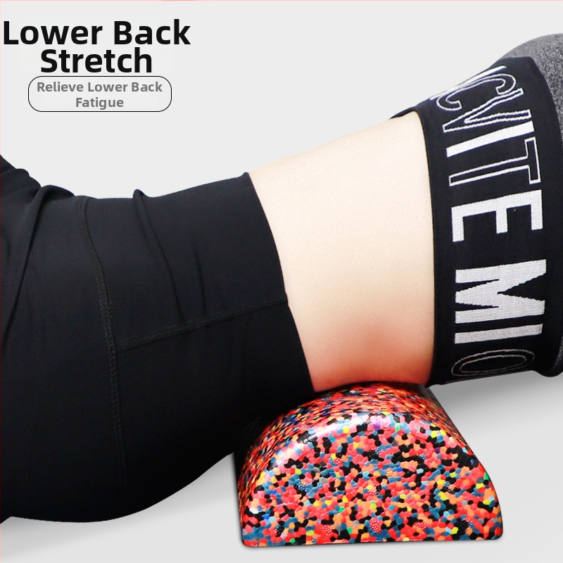 Bară de echilibru pentru yoga din spumă – tijă semicirculară din spumă, cilindru pe jumătate în formă de semilună, unelte de masaj plate (Material: EPP; Brand: REEDOW)