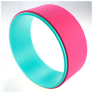 Roată de yoga pentru deschiderea spatelui și subțierea picioarelor, Roata Daruma pentru începători, Antrenor anti-stres pentru abdomen, Modelare și întindere a corpului