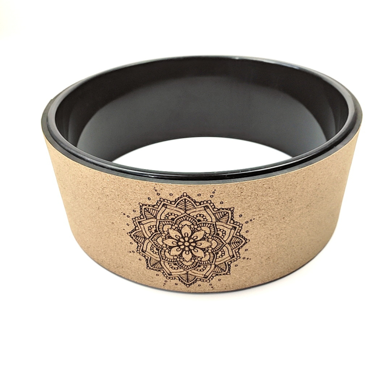 Roata de yoga din plută pentru studiouri, masaj pentru spate, deschidere a umerilor, îndoirea spatelui, material: PP + plută, marcă: Xinge