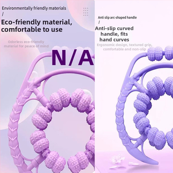 36-ratų apskritas masažuoklis blauoms ir visam kūnui, jogos klipas (Medžiaga: PP; Prekės ženklas: Other)