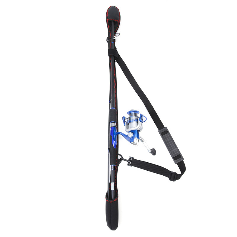 Регулируема чанта за пръчки с отдел за съхранение и еластична лента, джоб за макари; марка Hongchuan; материал полиестерно влакно