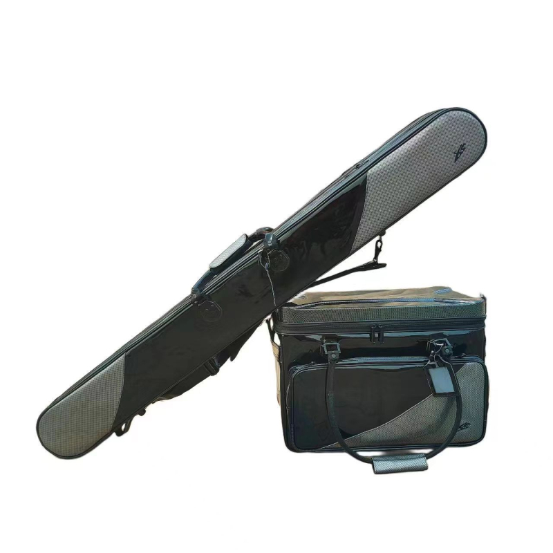 Vodootporna torba za ribolov sa naramenicom, veliki kapacititet, PU tvrdi kućište, torba za štapove s nosačem