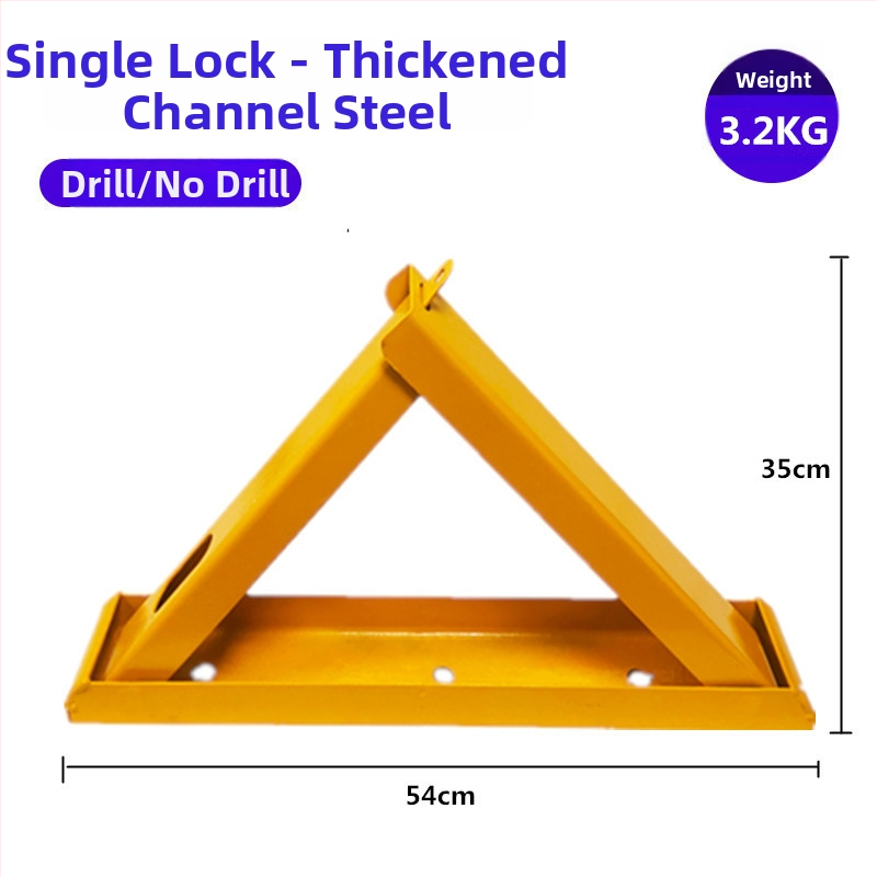 Autostāvvietas grīdas bloķētājs Tips A – pastiprināta pretkolīzijas konstrukcija, auksti kaltēts tērauds, tērauda atslēgas cilindrs, piemērots pazemes stāvvietām, zīmols Keding Shield