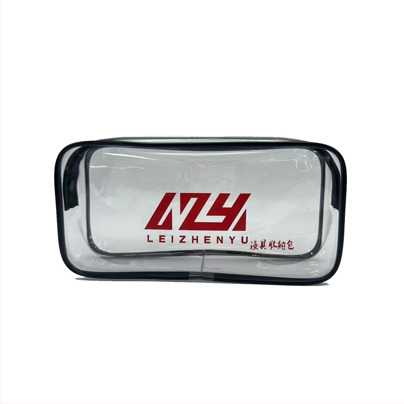 Чанта за риболовни принадлежности, преносима и водоустойчива PVC, прозрачен кутия за аксесоари за линии