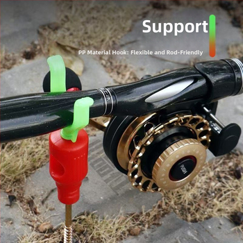 Ледено риболовно оборудване: колчета за палатка на лед и спирални винтове, пластмасови