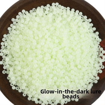 LANGJIXUAN Светещи мъниста за риболов с примамка – Светят в тъмното, твърд материал
