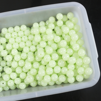 LANGJIXUAN Светещи мъниста за риболов с примамка – Светят в тъмното, твърд материал