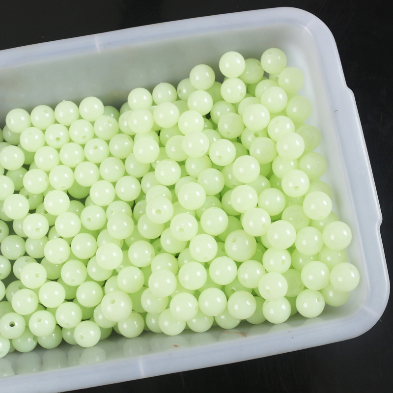 LANGJIXUAN Светещи мъниста за риболов с примамка – Светят в тъмното, твърд материал