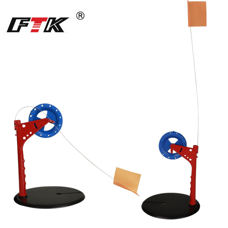 FTK zastave za ledeni ribolov – dvodijelni set s torbom za štap od plastike