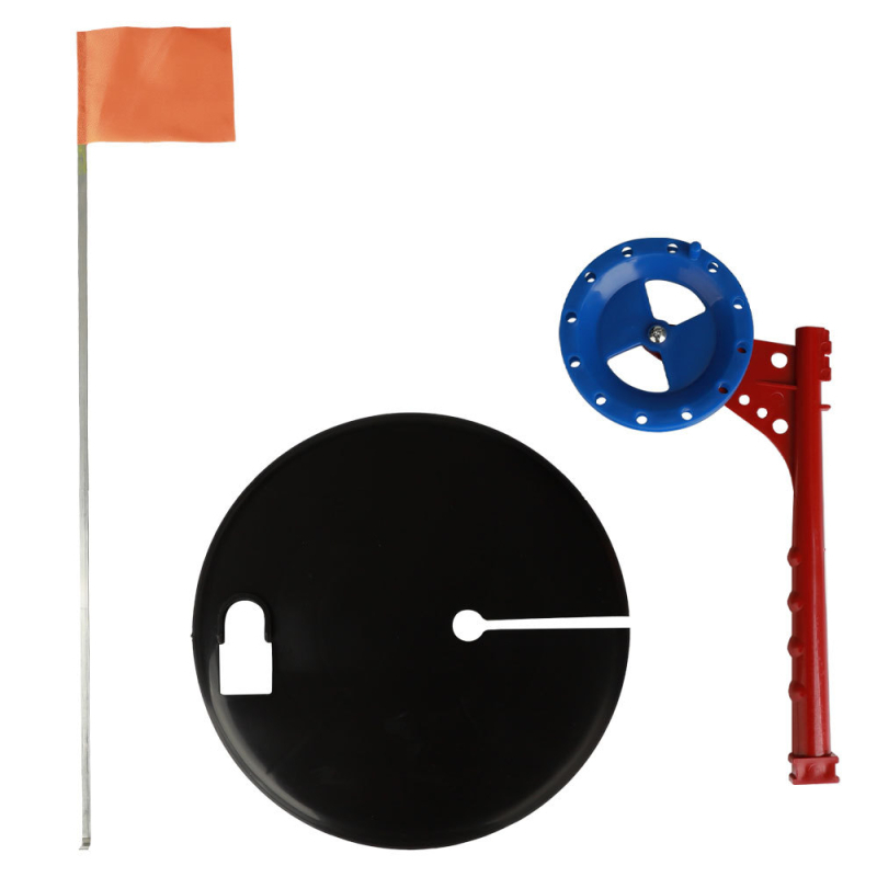 FTK zastave za ledeni ribolov – dvodijelni set s torbom za štap od plastike