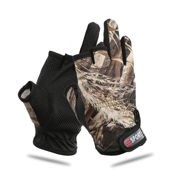 Риболовни ръкавици за открито – дизайн с три пръста, бързосъхнещи, дишащи; марка EASYBASS; материал: плетено