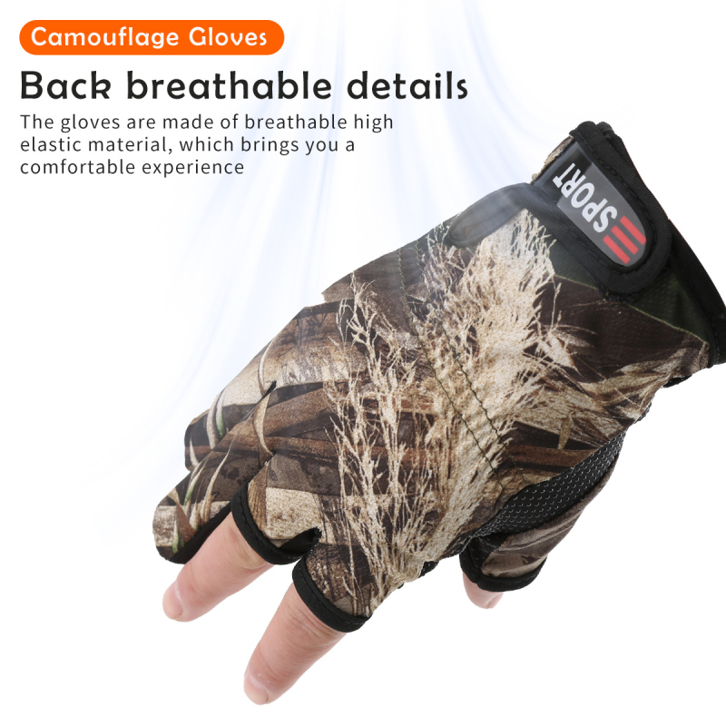 Риболовни ръкавици за открито – дизайн с три пръста, бързосъхнещи, дишащи; марка EASYBASS; материал: плетено