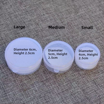 Hengchang прозрачен пластмасов контейнер за живи червеи за риболов