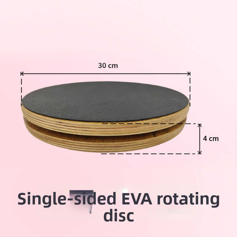 Optp ciets koks Pilates rotējošais disks stājas korekcijai, pēcdzemdību iegurņa rehabilitācijai un jogas rata izstiepšanai