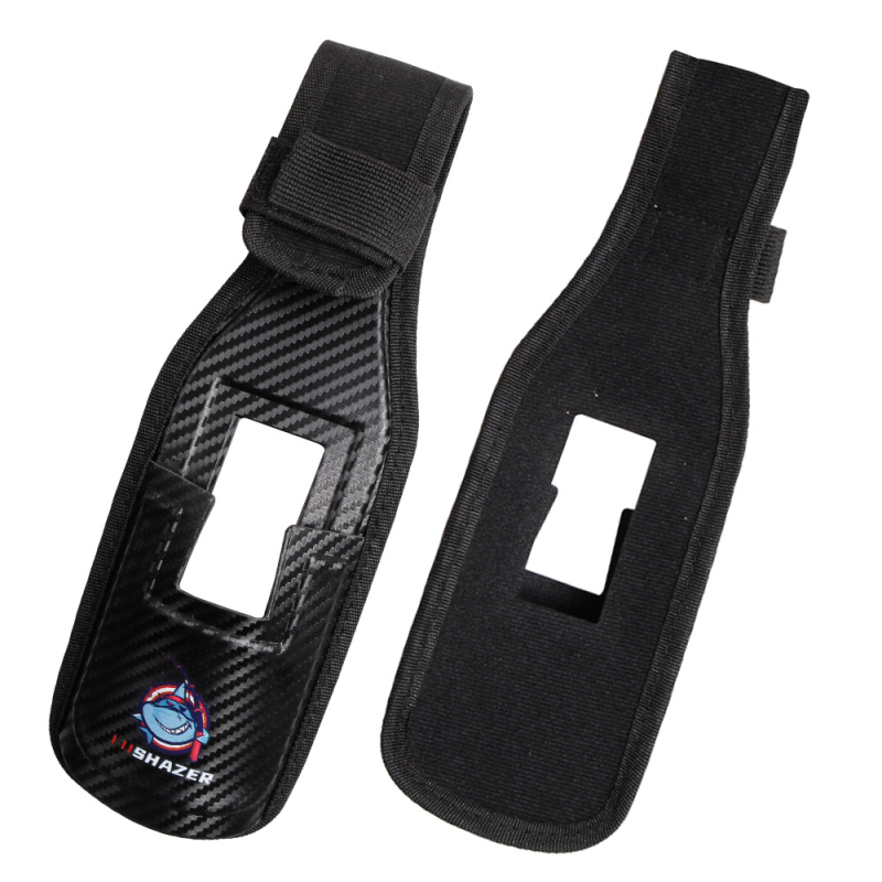 Skimming Shark Geantă din Piele pentru Lansete – Geantă de Pescuit Outdoor, Crossbody