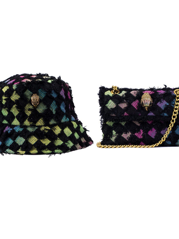 Naiste käekott, PU materjal, horisontaalne ruudukujuline kuju, magnetlukuga avanemine, polüester vooder