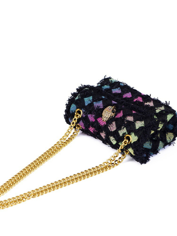 Naiste käekott, PU materjal, horisontaalne ruudukujuline kuju, magnetlukuga avanemine, polüester vooder