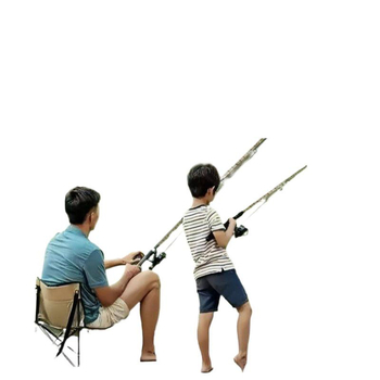 Set de undițe pentru copii din fibră de sticlă — kit complet pentru familie