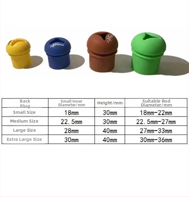 Dop spate din silicon pentru undiță — Brand: Ochi Peak; Origine: China; Material: Silicon