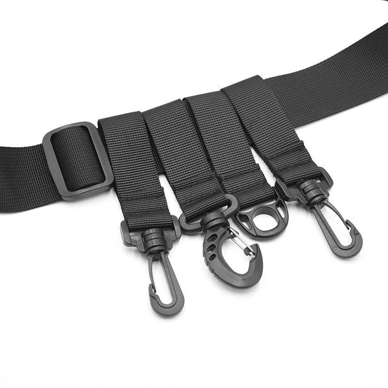 Centură reglabilă de pescuit pentru traversarea apei, material tip webbing, 4 buzunare, Easy Buckle