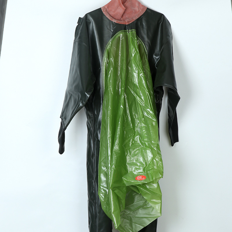 Pantaloni impermeabili pentru pescuit, corp întreg (PVC țesătură tricotată, 0.68, fără buzunare, fără vestă de salvare)