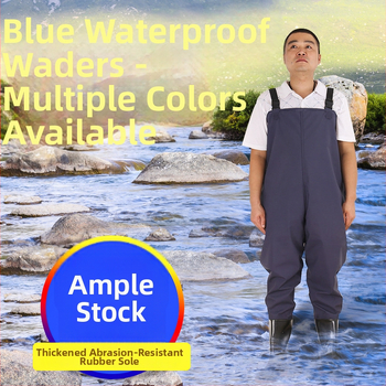 Makšķerēšanas bikses no PVC, Seagull zīmols, bez glābšanas vestes