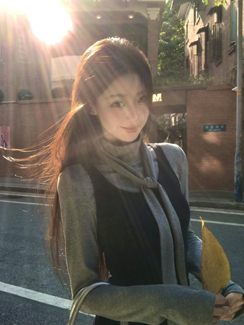 Set T-shirt pentru femei din două piese, guler înalt, mâneci lungi, material modal-spandex, stil girly, slim-fit