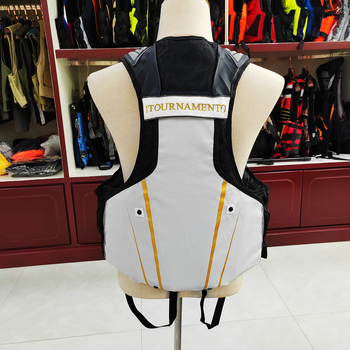 Vestă de salvare pentru pescuit în mare și pe gheață, multifuncțională și reglabilă, din stofă Oxford, umplutură din bumbac perlă, 16 buzunare, marca Jarest