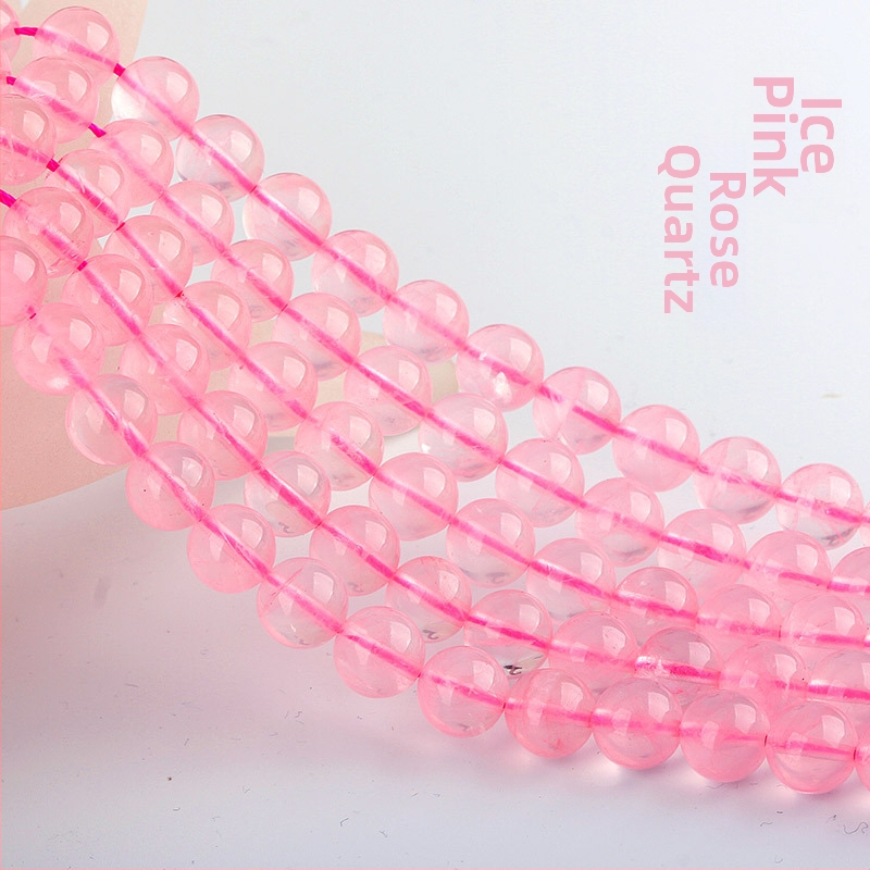 Прахообразни кристални мъниста низ - полуготови, обработка: шлайфане и полиране, произход: Shanwei