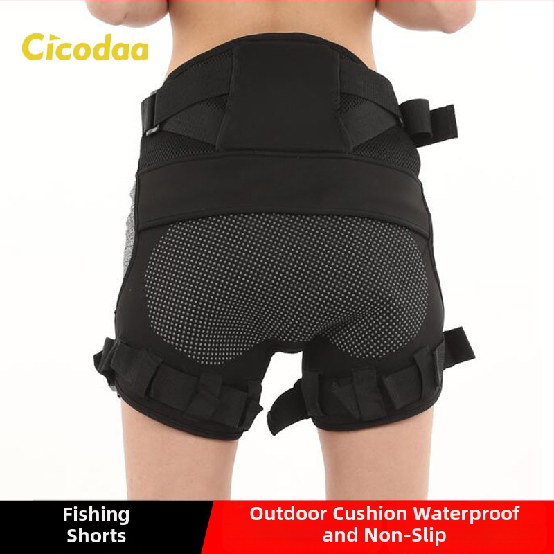 Ārējais makšķerēšanas gūžas spilvens – ātri žūst, pretslīdošs, pret komarām, regulējams, ūdensizturīgs