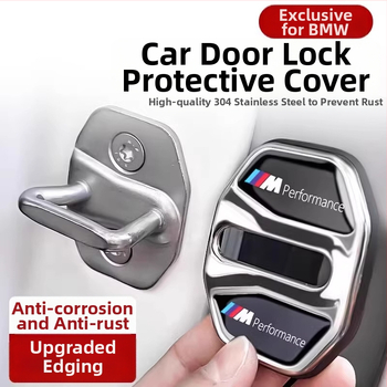 Capac de blocare a ușii BMW, oțel inoxidabil 304, decor interior pentru Seria 3, Seria 5, Seria 7 și X1, X2, X3, X4, X5, X6, iX3