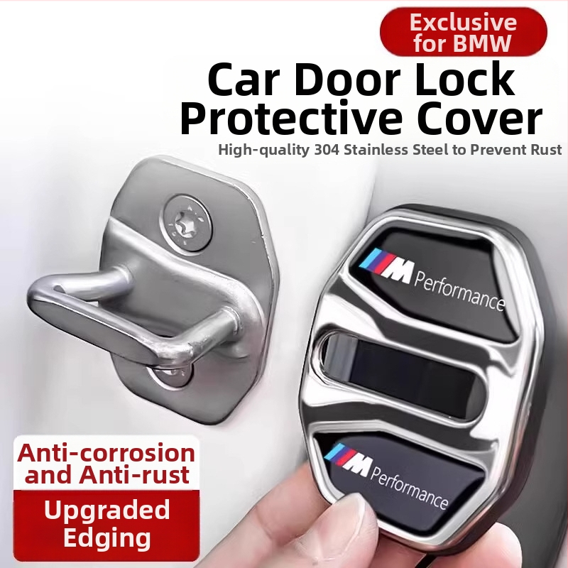 Capac de blocare a ușii BMW, oțel inoxidabil 304, decor interior pentru Seria 3, Seria 5, Seria 7 și X1, X2, X3, X4, X5, X6, iX3