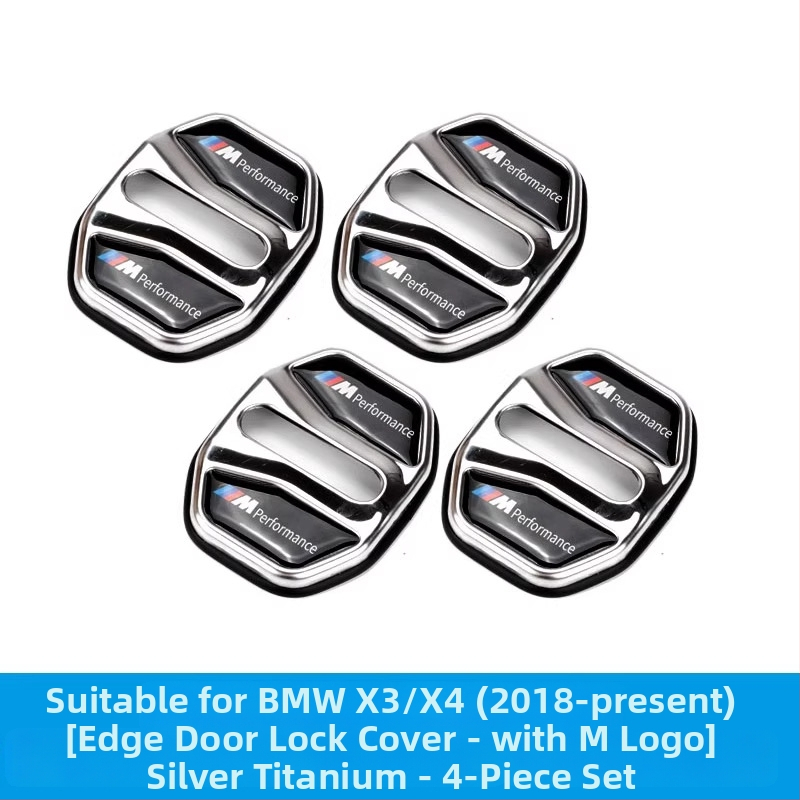 Capac de blocare a ușii BMW, oțel inoxidabil 304, decor interior pentru Seria 3, Seria 5, Seria 7 și X1, X2, X3, X4, X5, X6, iX3