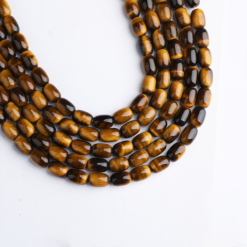 Барел мъниста | мъниста тигрово око, полирани и шлайфани | бароков стил, за DIY бижута, произход Гуанчжоу