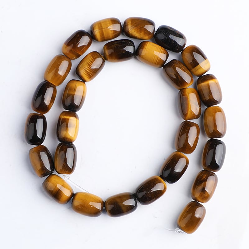 Барел мъниста | мъниста тигрово око, полирани и шлайфани | бароков стил, за DIY бижута, произход Гуанчжоу