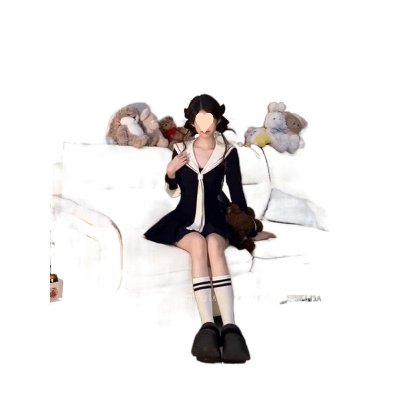 Costum cu fustă, model abstract, talie înaltă midi, material modal, mâneci Feifei, toamnă 2025