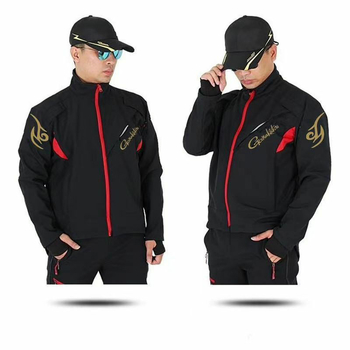 Zvejas softshell jakas komplekts — silta fleece oderē, ūdensnecaurlaidīgs un pret vēju, ātri žūstošs, vienkrāsains, universāls, ziemai, pavasarim un rudenim; piemērots skrējienam, riteņbraukšanai, pārgājieniem un makšķerēšanai