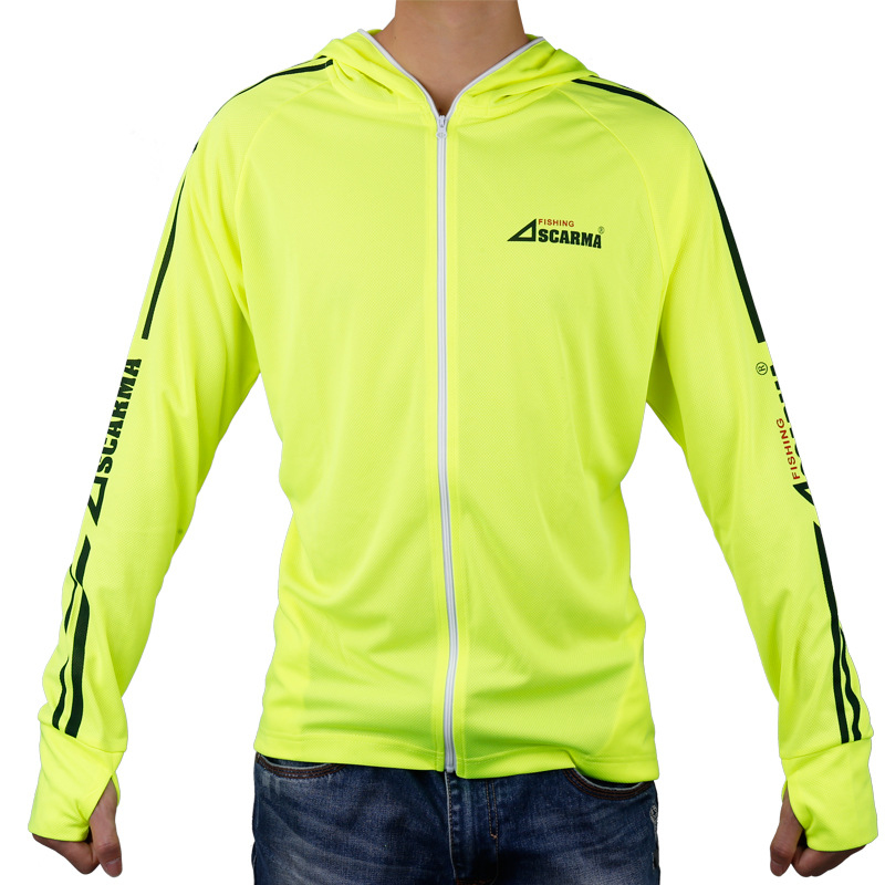 Риболовна риза със слънцезащита, дишаща с качулка и дълги ръкави, чист памук, 2 джоба, против комари