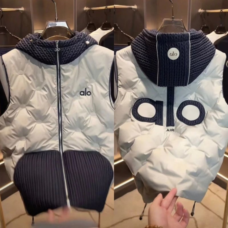 Vestă bărbătească cu glugă, croială Slim Fit, guler înalt, fermoar, 100% poliester, căptușeală poliester, iarnă