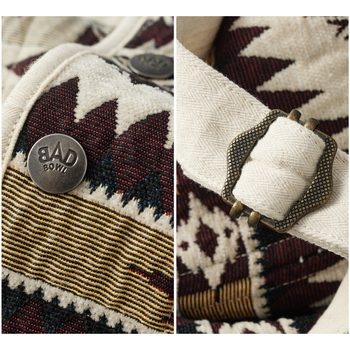 Vesta de bărbați cu model jacquard în formă de romb, căptușită gros pentru iarnă